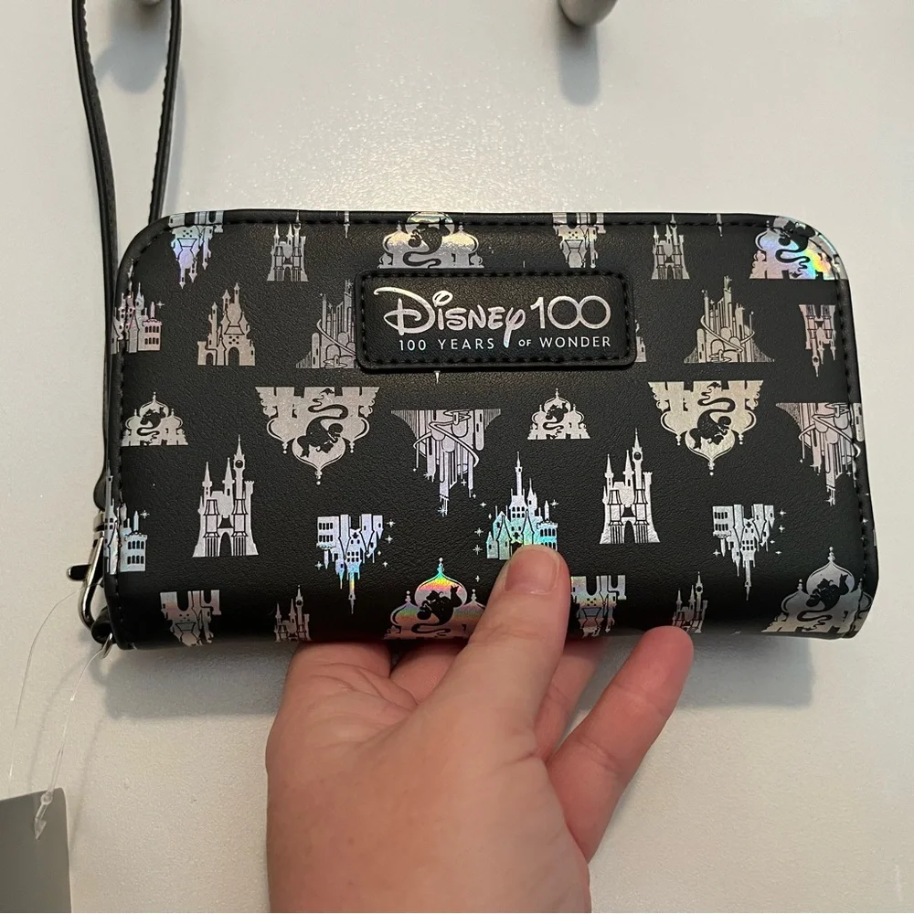 NWT Disney 100 Castles mini backpack & tech wristlet